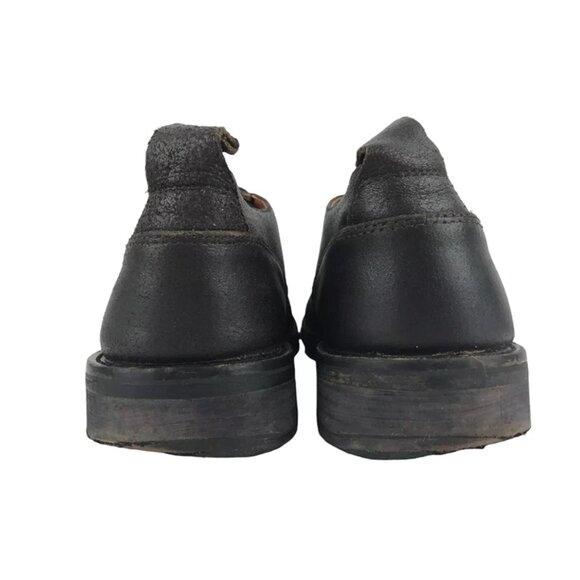 Medium Mens Dark Brown Round Toe Lace Up Derby‎ Dress Shoes Size US 10.5 - Picture 5 of 11